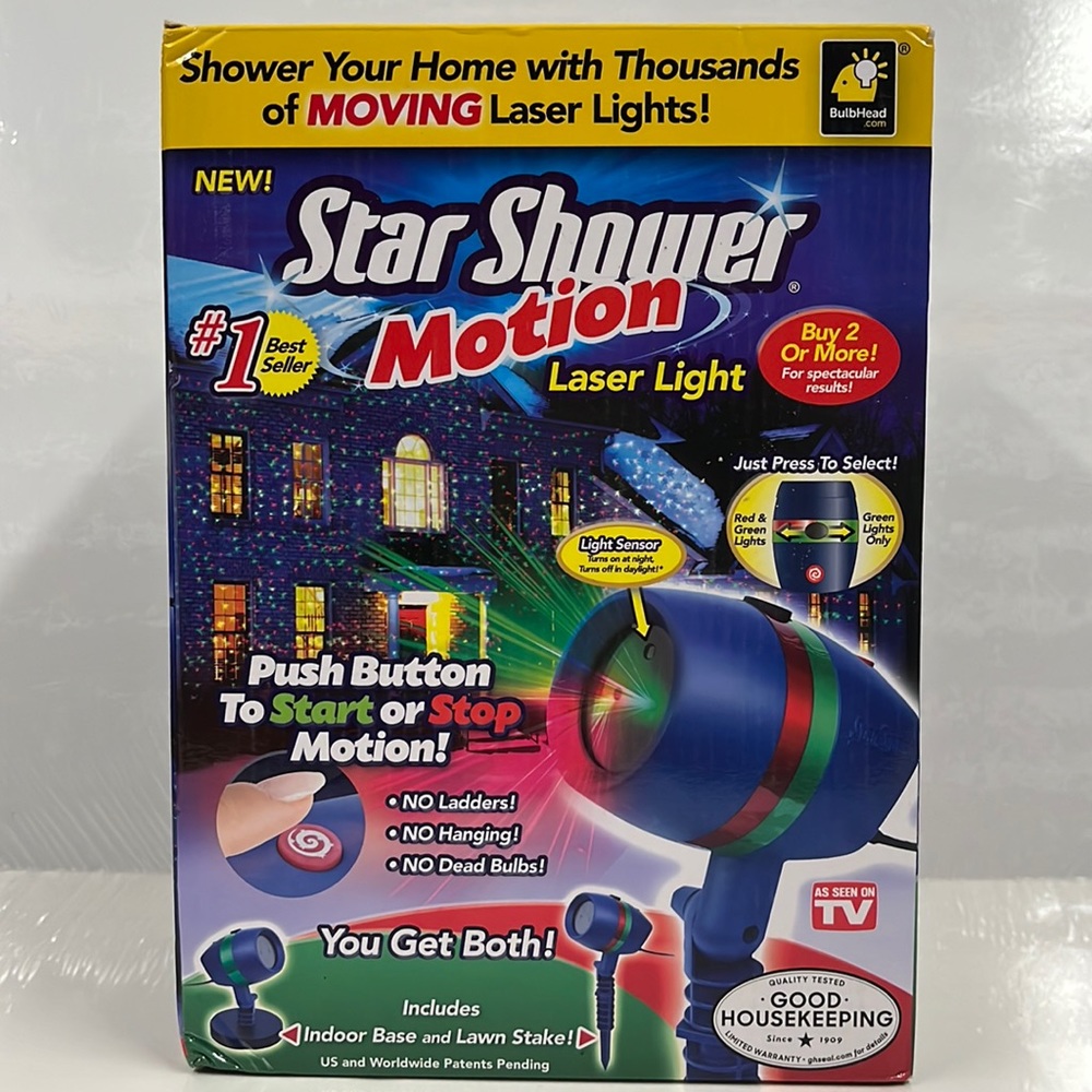 Star Shimmer Motion Laser Light (Holiday Light)